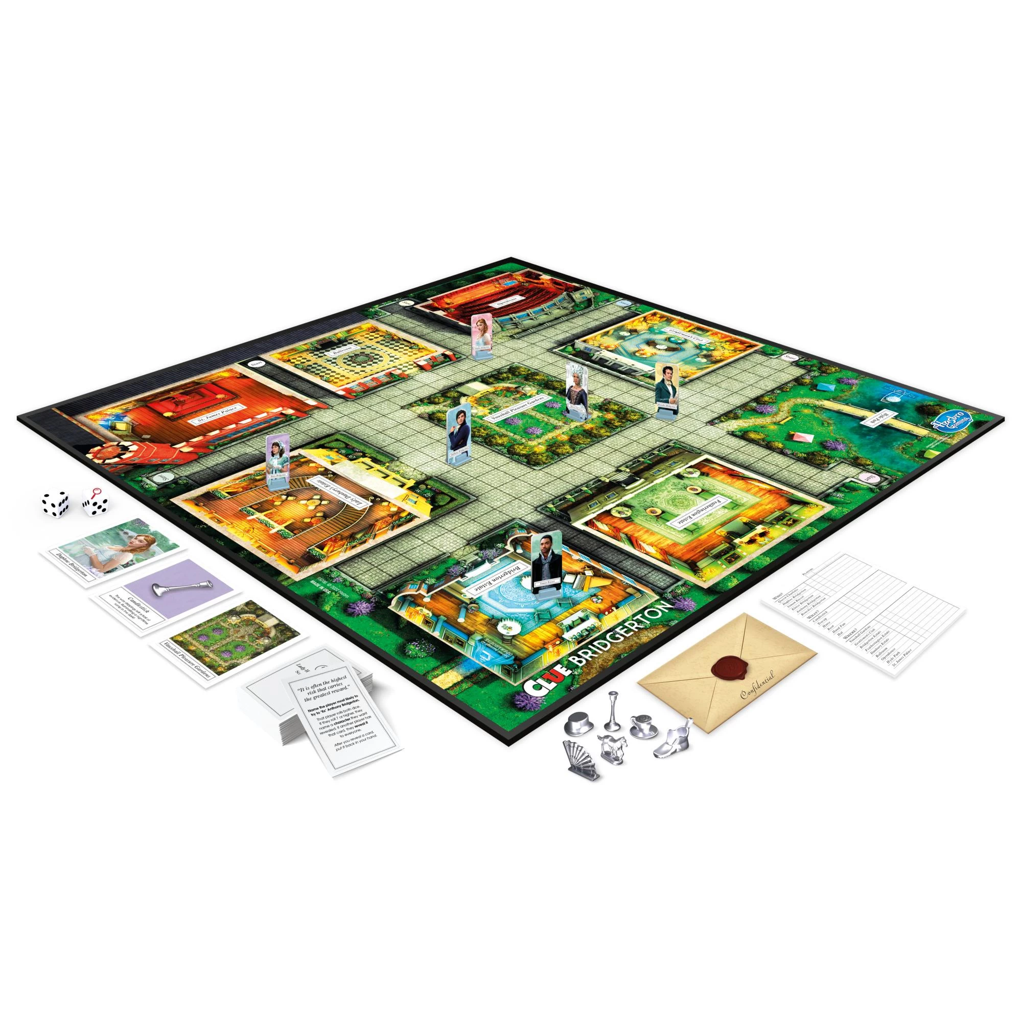 Clue: Bridgerton Edition Board Game For Bridgerton Fans Ages 17+, Inspired By Shondaland's Original Series On Netflix 4 Clue: Bridgerton Edition Board Game For Bridgerton Fans Ages 17+, Inspired By Shondaland's Original Series On Netflix - Image 2