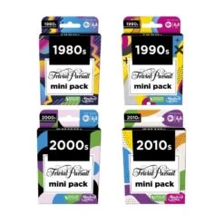 Trivial Pursuit Game Mini Packs Multipack, Fun Trivia Questions For Adults And Teens Ages 16+, 4 Packs Featuring 4 Decades -Hasbro Toyland 0b3bffdbcf4015df0f5c563c1db237b853a59f98