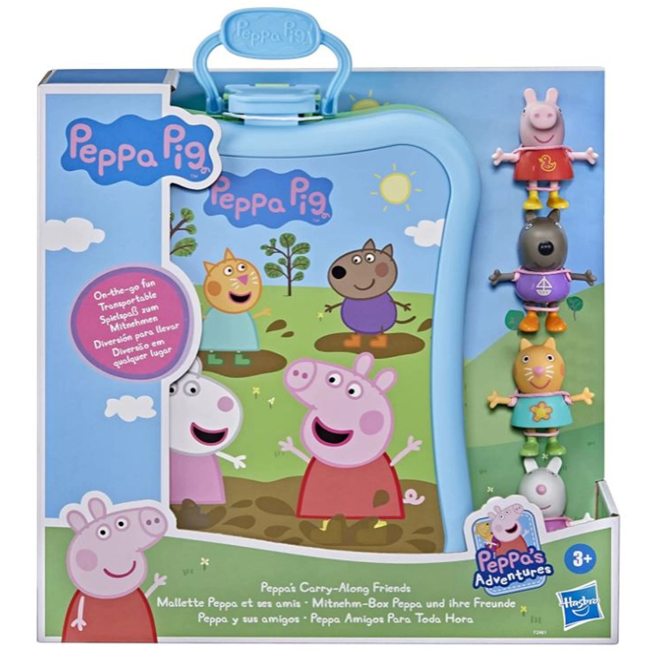 Hasbro Peppa'a Pig Peppas Carry Along Friends Pack/Toys 3 Hasbro Peppa'a Pig Peppas Carry Along Friends Pack/Toys