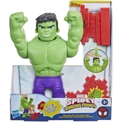 Hasbro Marvel Spidey And His Amazing Friends Power Smash Hulk Toys
