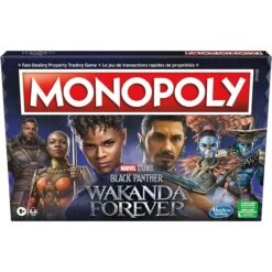 Hasbro Monopoly Black Panther Wakanda Forever Edition Board Games