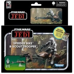 Hasbro Star Wars Return Of The Jedi Speeder Bike & Scout Trooper Toy