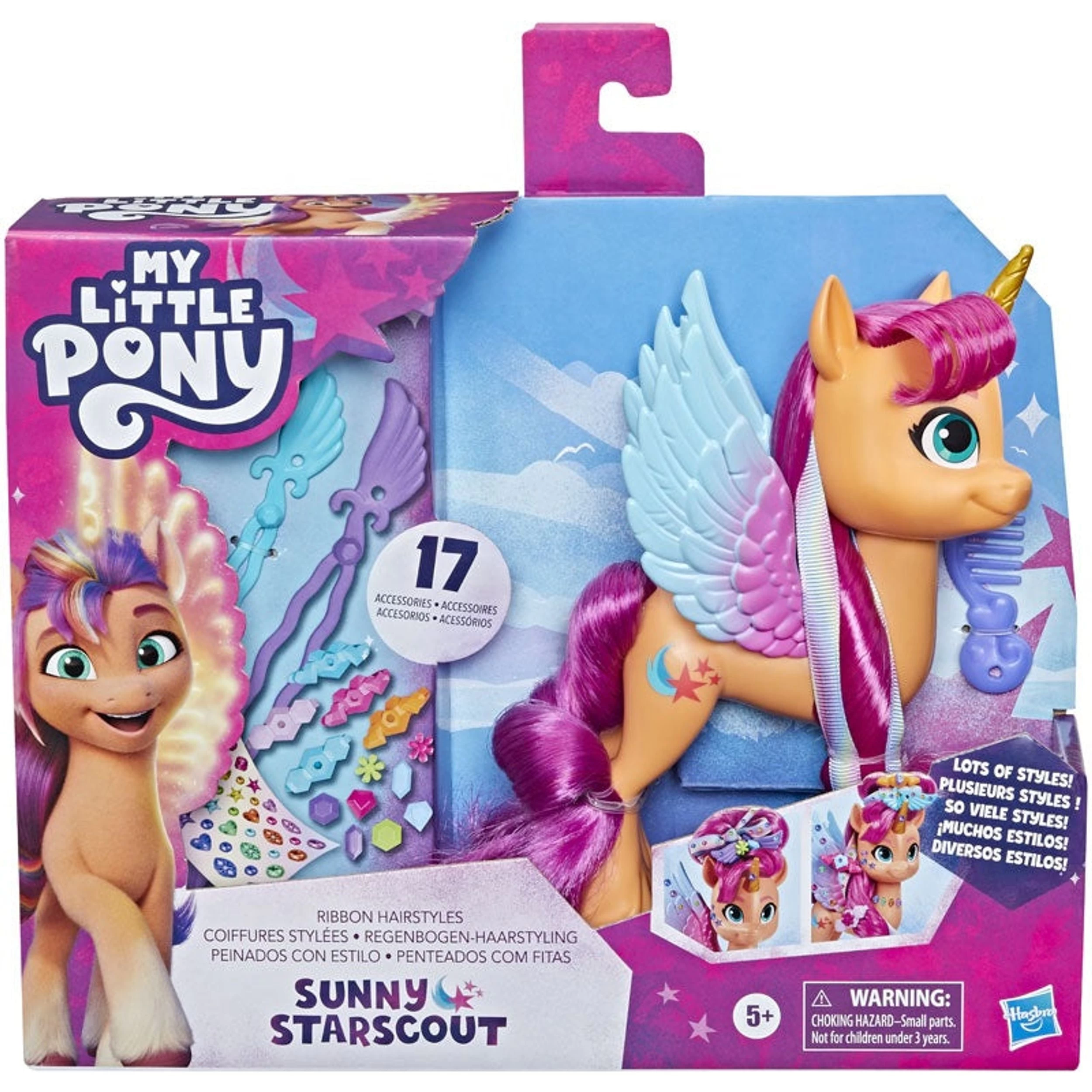 Hasbro My Little Pony Ribbon Hairstyles Sunny Starscout Toys 3 Hasbro My Little Pony Ribbon Hairstyles Sunny Starscout Toys