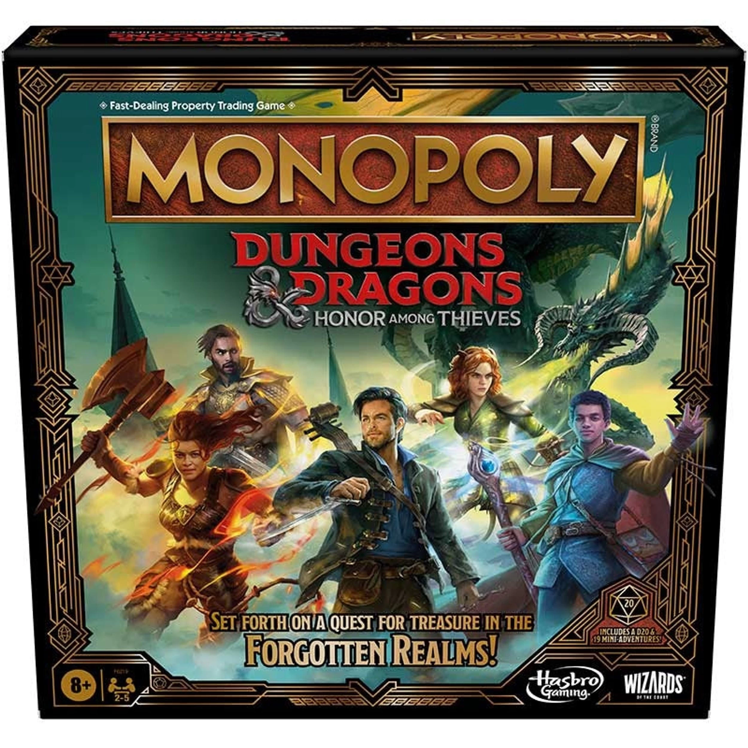 Hasbro Monopoly Dungeons And Dragons Movie Toys