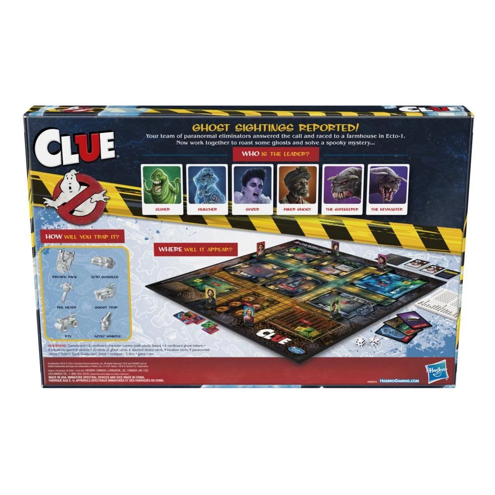Clue: Ghostbusters Edition Board Game For Ages 8 And Up 5 Clue: Ghostbusters Edition Board Game For Ages 8 And Up - Image 3