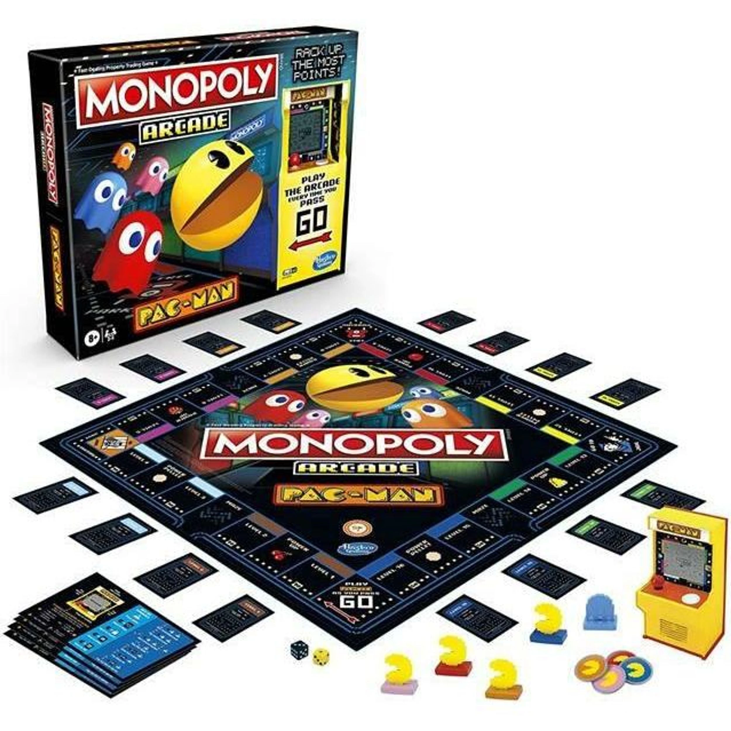 Hasbro Monopoly Arcade Pacman Boardgames 3 Hasbro Monopoly Arcade Pacman Boardgames