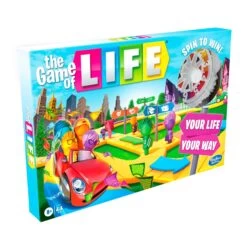 The Game Of Life Game, Family Board Game For 2 To 4 Players, For Kids Ages 8 And Up, Includes Colorful Pegs