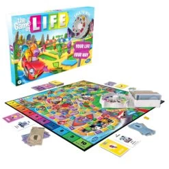 The Game Of Life Game, Family Board Game For 2 To 4 Players, For Kids Ages 8 And Up, Includes Colorful Pegs 14 The Game Of Life Game, Family Board Game For 2 To 4 Players, For Kids Ages 8 And Up, Includes Colorful Pegs -Hasbro Toyland 2CAAFEEDA82C42AE9C25894B2A744D06