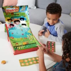 Hungry Hungry Hippos Junior Board Game, Preschool Games, Kids Board Games, Counting & Number Game -Hasbro Toyland 319c0aa851e64bdcd1b18b07e83e4283650b598a
