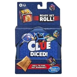 Clue Diced Game, Easy To Learn Game, Quick Game, Portable Travel Game, Travel Game, Fast Game For Kids Ages 8 And Up