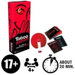 Taboo Uncensored Party Game For Adults Only, Hilarious Adult Party Board Games, Ages 17+ -Hasbro Toyland 64b7c25aa9b8c411c4a68c6401c8d76a4fbbba49