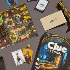 Clue Escape: The Midnight Hotel Board Game, 1-Time Solve Escape Room Games, Mystery Games, Ages 10+ -Hasbro Toyland 6ce05093a516fa0d8f9186b639756fc87a87ae7f