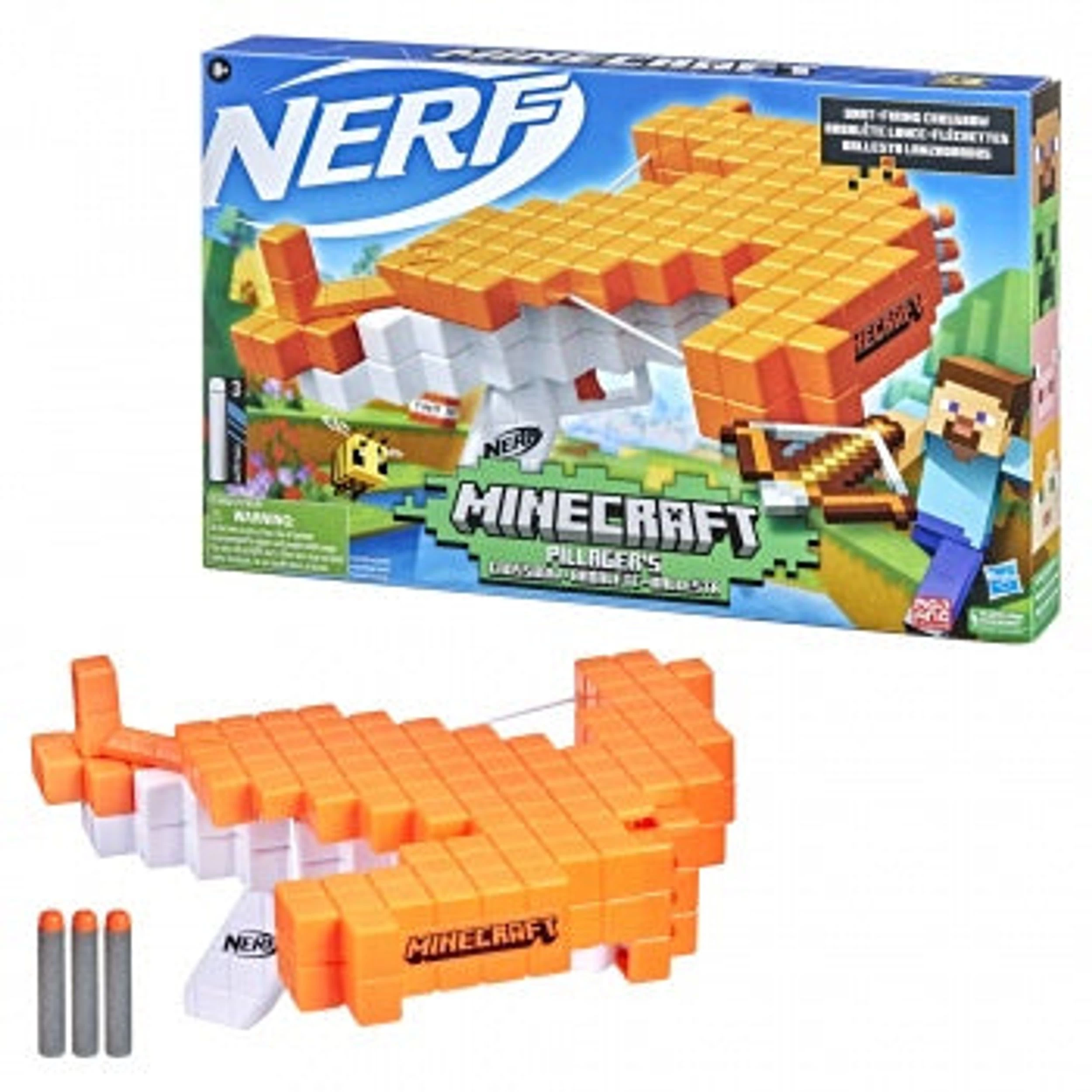 Hasbro Nerf Minecraft Pillager's Crossbow 3 Hasbro Nerf Minecraft Pillager's Crossbow