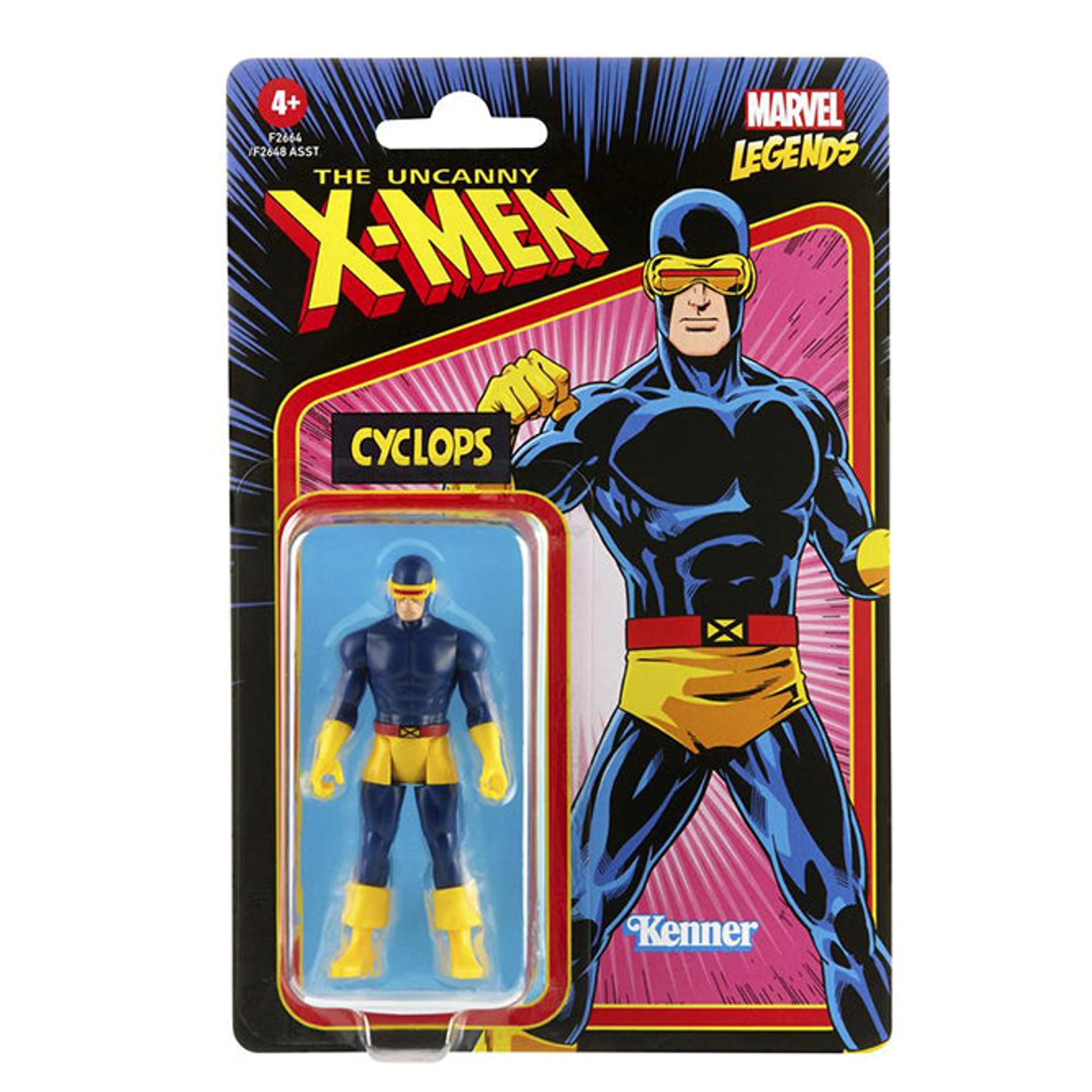 Hasbro Marvel Legends Retro Cyclops Action Figure 5 Hasbro Marvel Legends Retro Cyclops Action Figure - Image 3