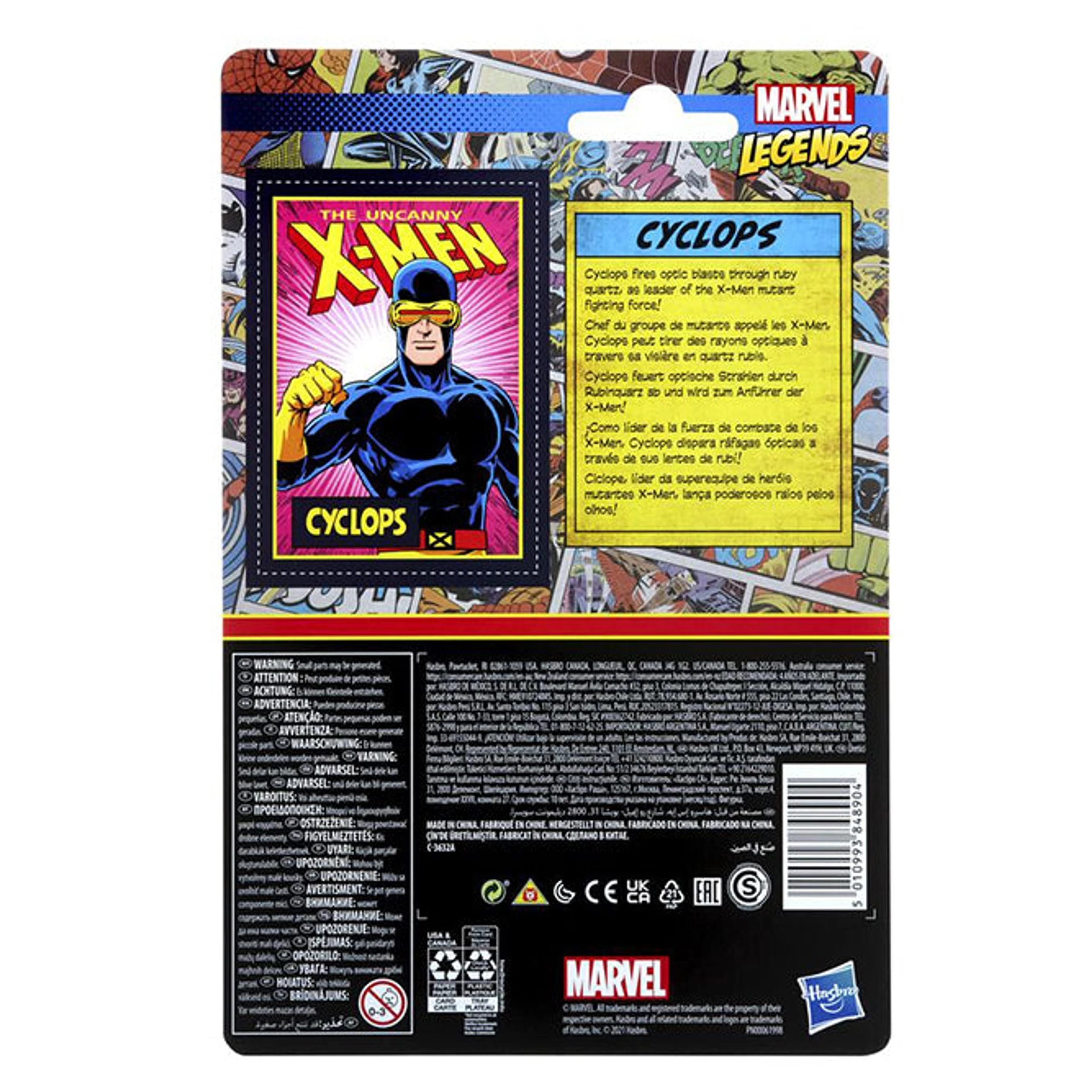 Hasbro Marvel Legends Retro Cyclops Action Figure 6 Hasbro Marvel Legends Retro Cyclops Action Figure - Image 4