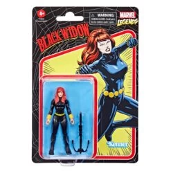 Hasbro Marvel Legends Retro Black Widow Action Figure -Hasbro Toyland 84764b