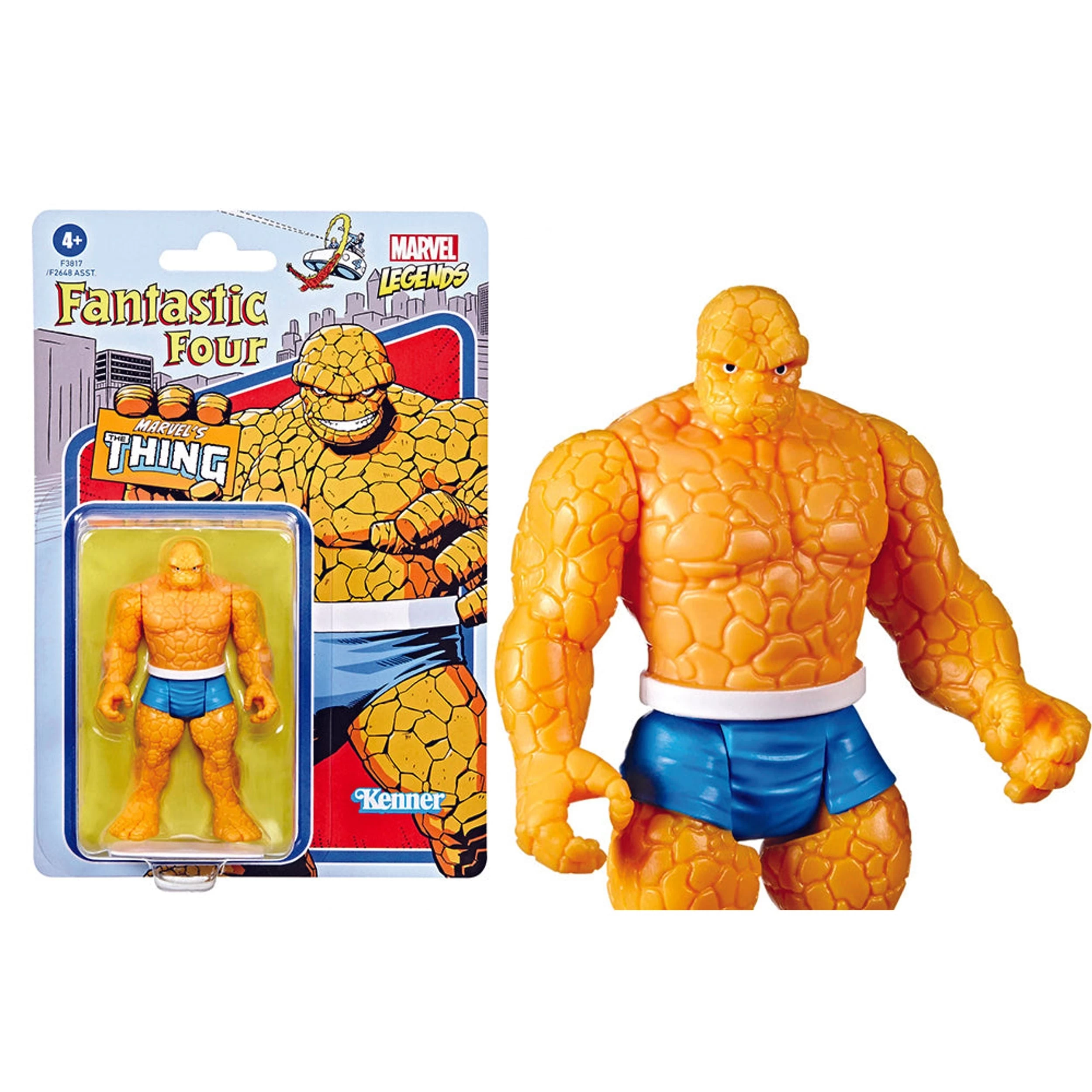 Hasbro Marvel Legends Retro The Thing Action Figure 3 Hasbro Marvel Legends Retro The Thing Action Figure