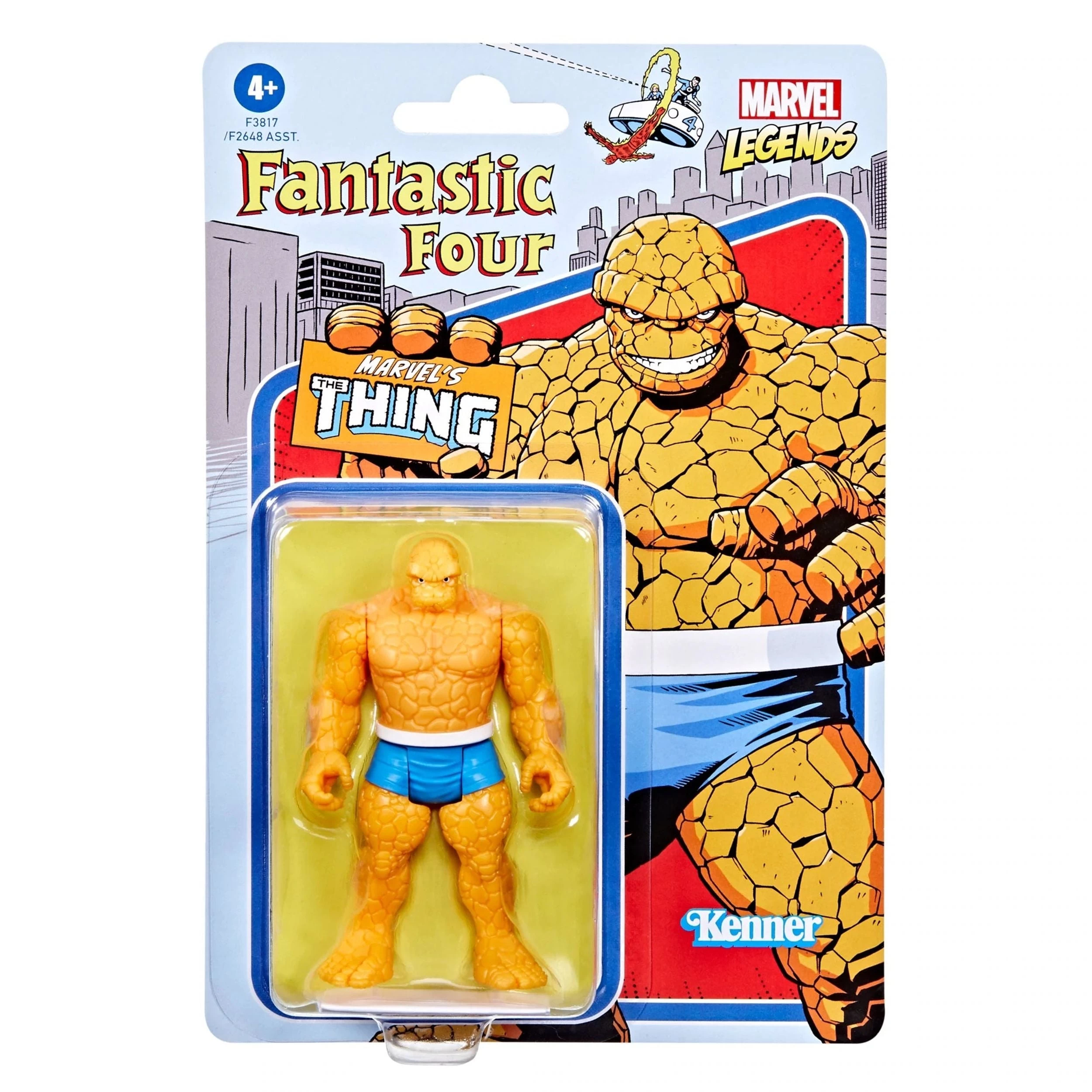 Hasbro Marvel Legends Retro The Thing Action Figure 5 Hasbro Marvel Legends Retro The Thing Action Figure - Image 3