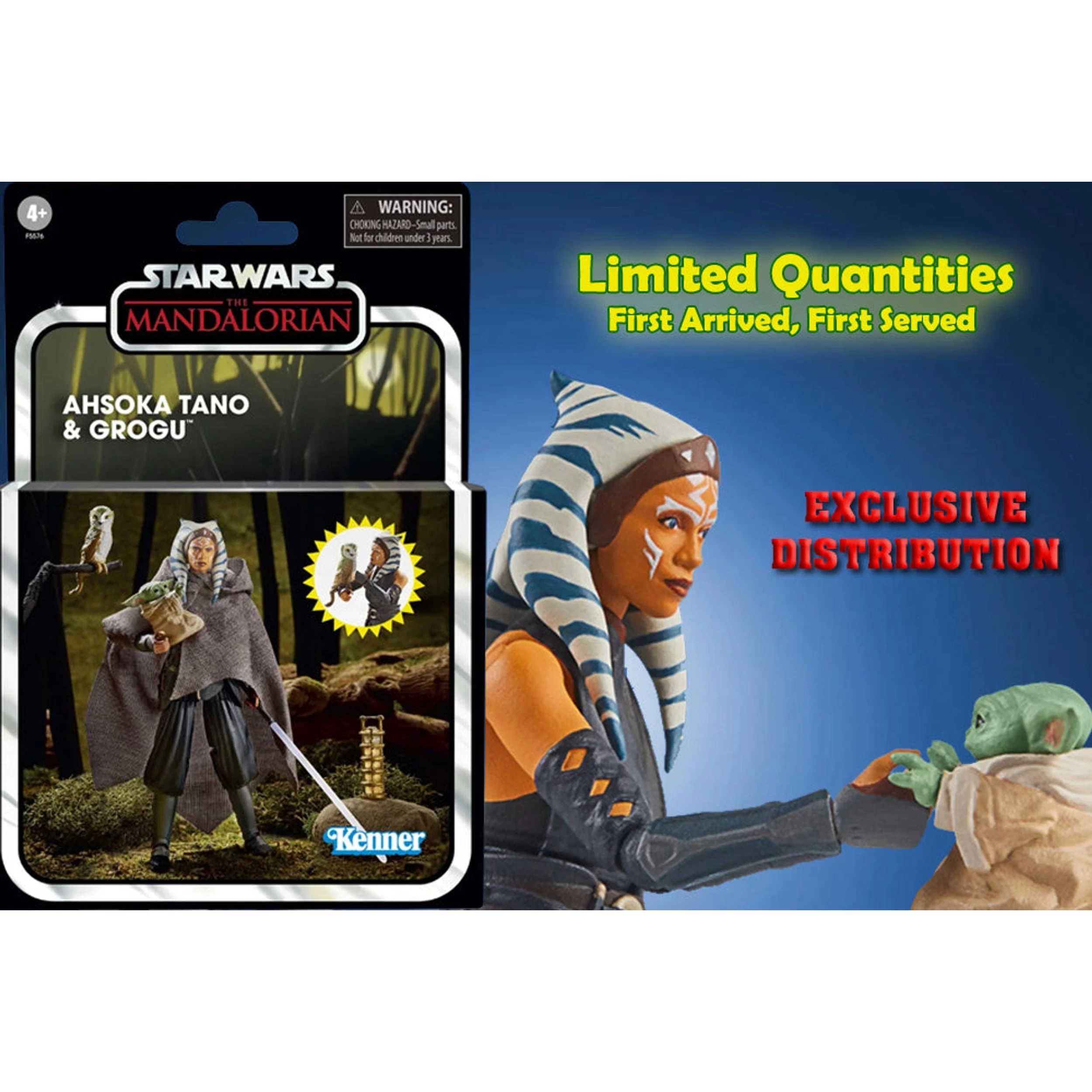 Hasbro Star Wars Vintage Ahsoka Tano & Grogu Ltd Ed Action Figure 3 Hasbro Star Wars Vintage Ahsoka Tano & Grogu Ltd Ed Action Figure