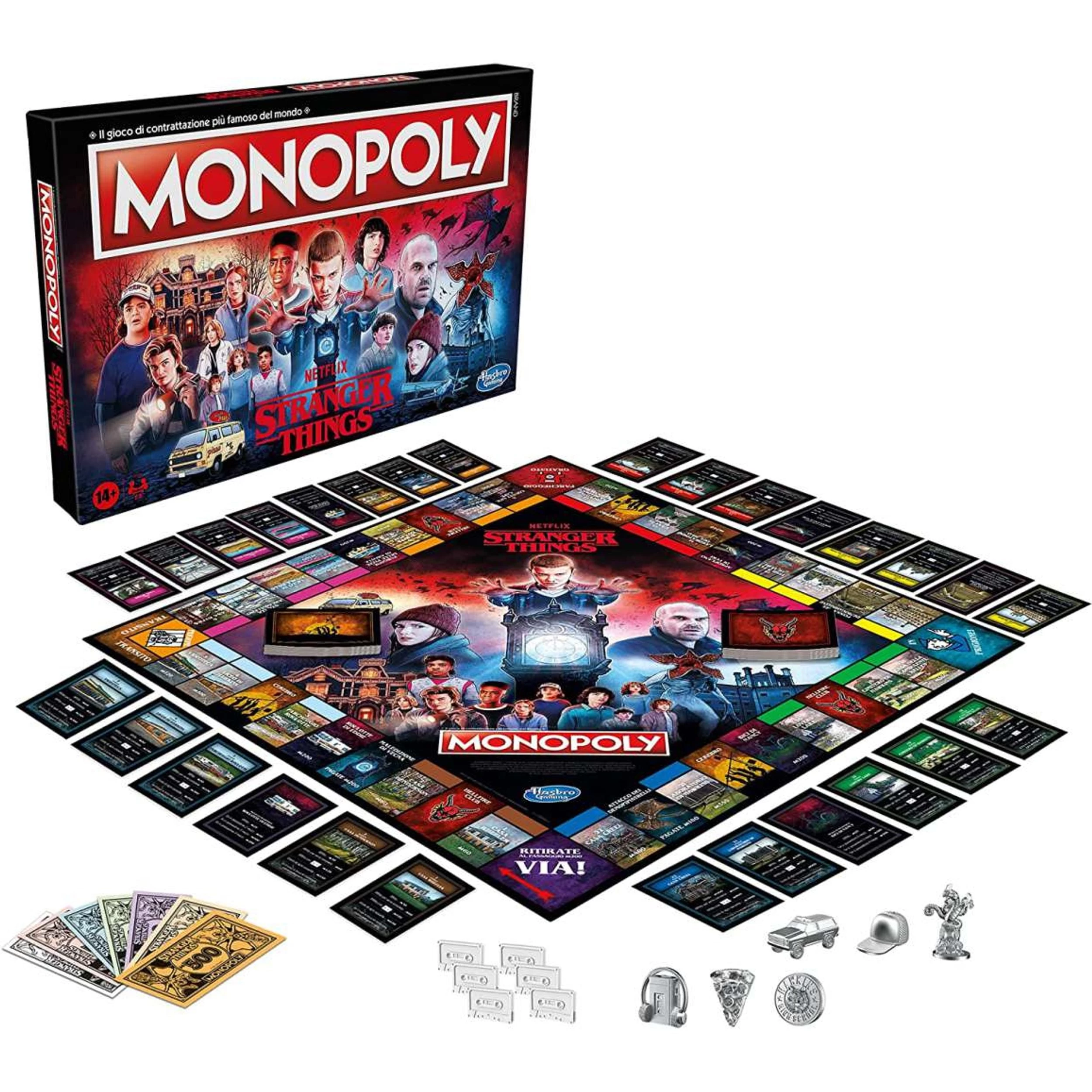 Hasbro Monopoly Stranger Things Italiano 3 Hasbro Monopoly Stranger Things Italiano
