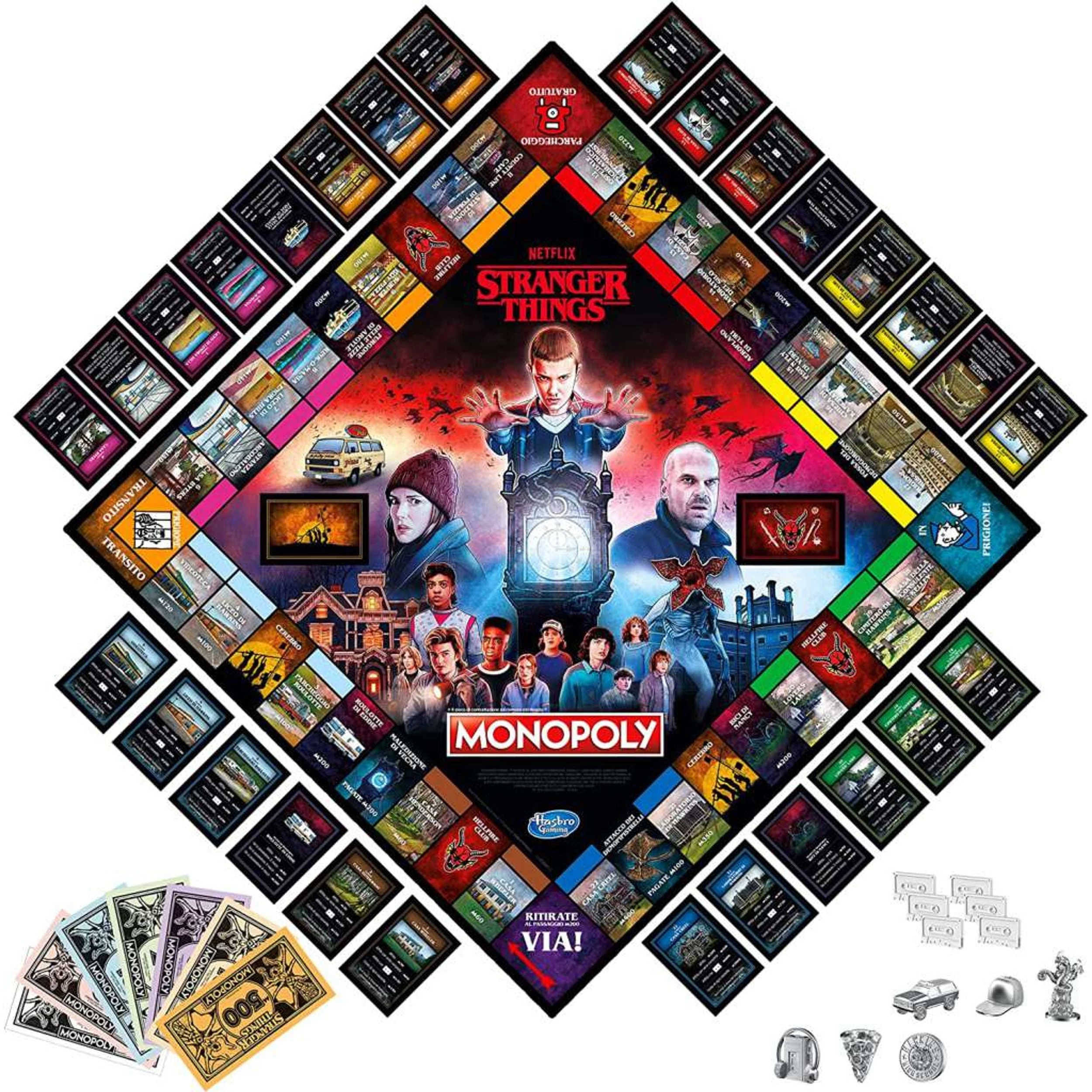 Hasbro Monopoly Stranger Things Italiano 5 Hasbro Monopoly Stranger Things Italiano - Image 3