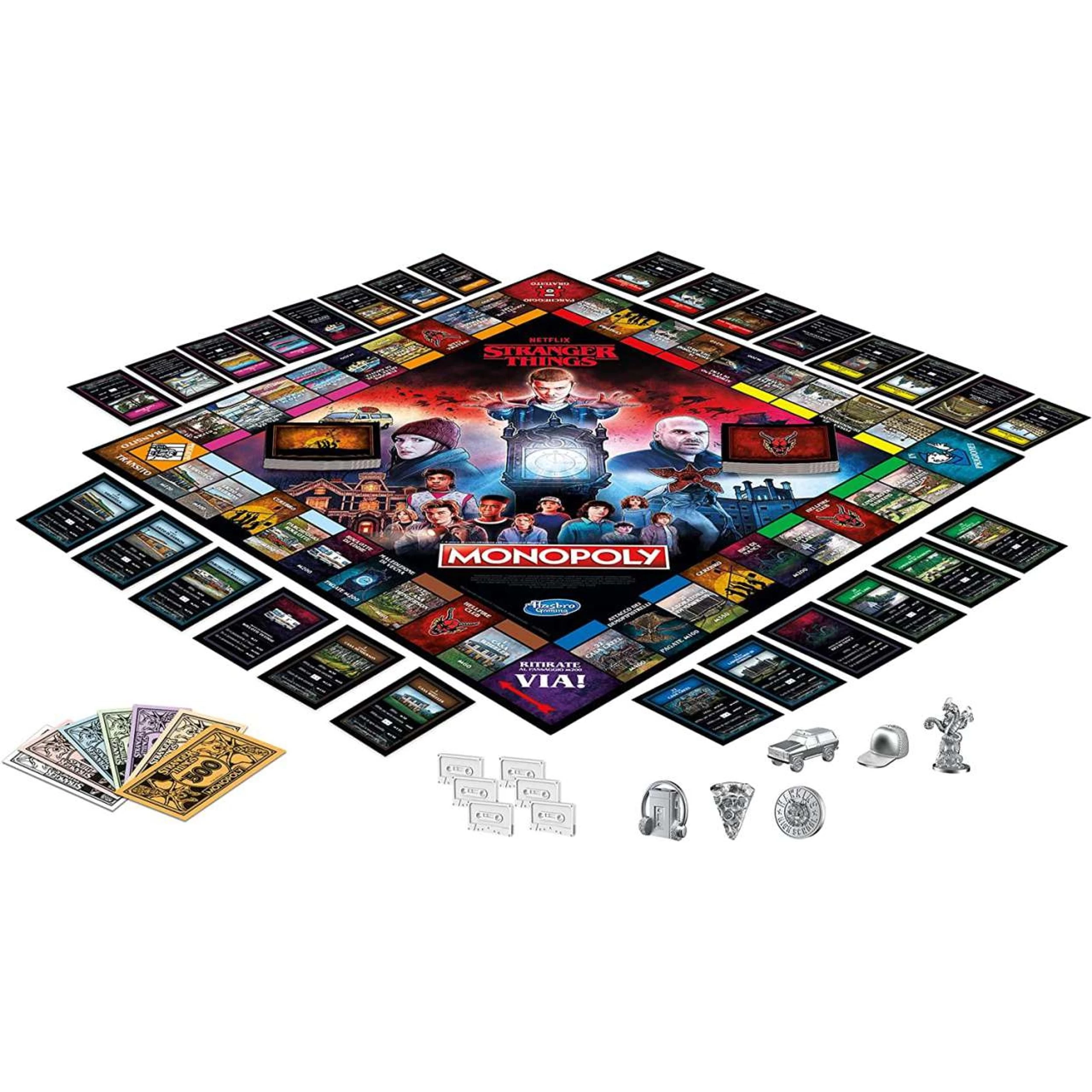 Hasbro Monopoly Stranger Things Italiano 6 Hasbro Monopoly Stranger Things Italiano - Image 4