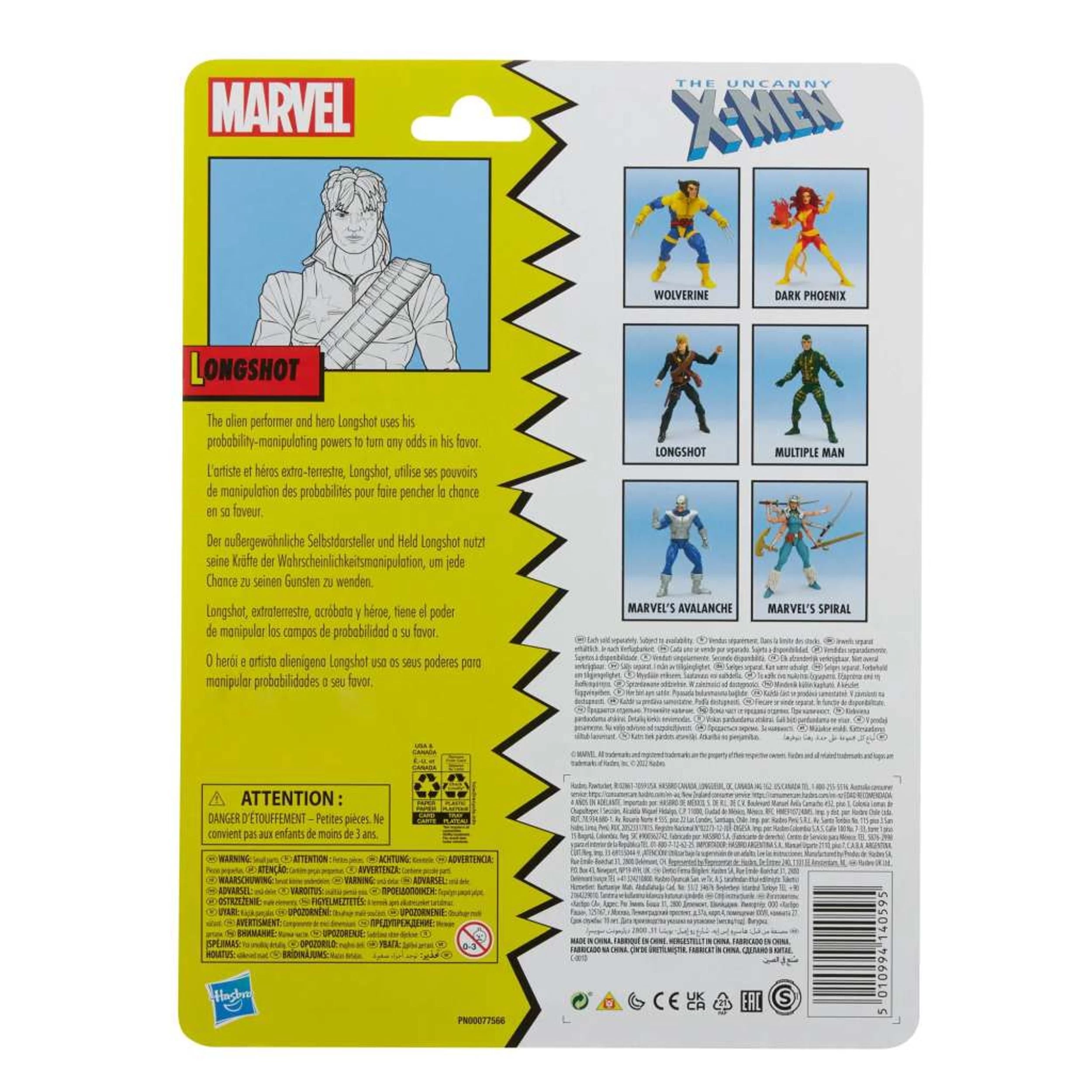 Hasbro Marvel Legends Vintage X-Men Longshot Action Figure 6 Hasbro Marvel Legends Vintage X-Men Longshot Action Figure - Image 4