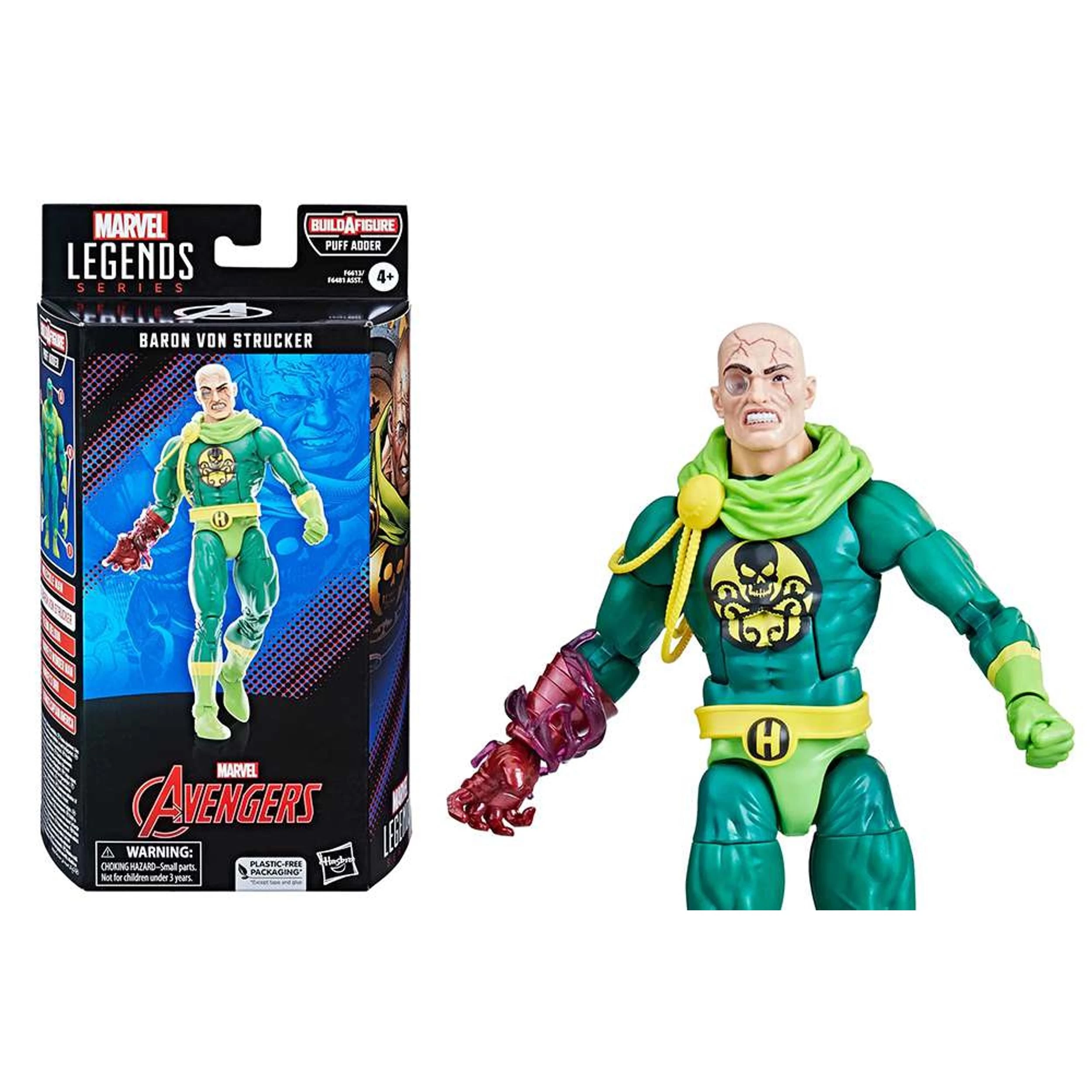Hasbro Marvel Legends Puff Adder Baron Von Struker Action Figure 3 Hasbro Marvel Legends Puff Adder Baron Von Struker Action Figure
