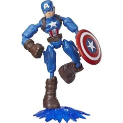 Hasbro Avengers Bend & Flex Captain America Toys