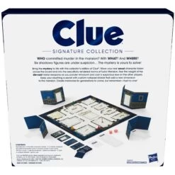 Clue Signature Collection Family Board Game For 2 To 6 Players, Premium Packaging And Components, Game For Ages 8+ -Hasbro Toyland E92AF4BEA4C3498988AF82C71C6ADA6A