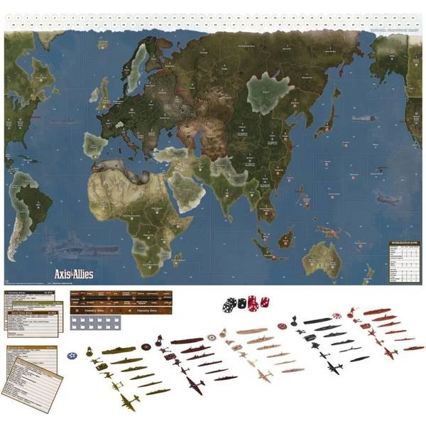 Hasbro Avalon Hill Axis & Allies 1942 Second Edition 4 Hasbro Avalon Hill Axis & Allies 1942 Second Edition - Image 2