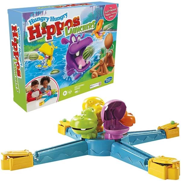 Hasbro Hungry Hungry Hippos Launchers 4 Hasbro Hungry Hungry Hippos Launchers - Image 2