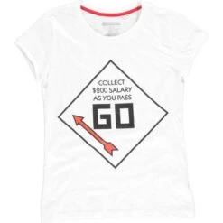 Hasbro Monopoly GO T-Shirt White XL