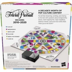 Hasbro Trivial Pursuit Decades 2010 To 2020 8 Hasbro Trivial Pursuit Decades 2010 To 2020 -Hasbro Toyland Hasbro Trivial Pursuit Decades 2010 to 2020 2