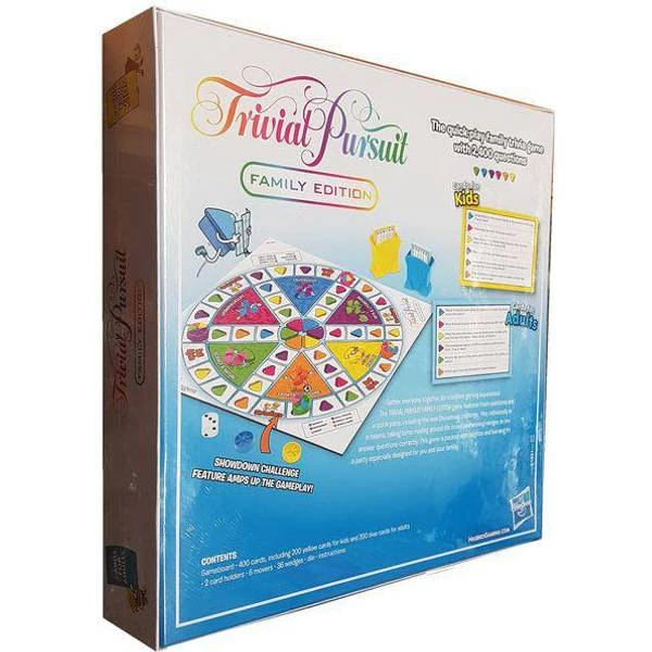Hasbro Trivial Pursuit: Family Edition 4 Hasbro Trivial Pursuit: Family Edition - Image 2