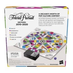 Trivial Pursuit Decades 2010 To 2020 Board Game For Adults And Teens, Pop Culture Trivia Game, Ages 16 And Up 10 Trivial Pursuit Decades 2010 To 2020 Board Game For Adults And Teens, Pop Culture Trivia Game, Ages 16 And Up -Hasbro Toyland ac46c21a46c4de9f227064a6db29229cc8b21055