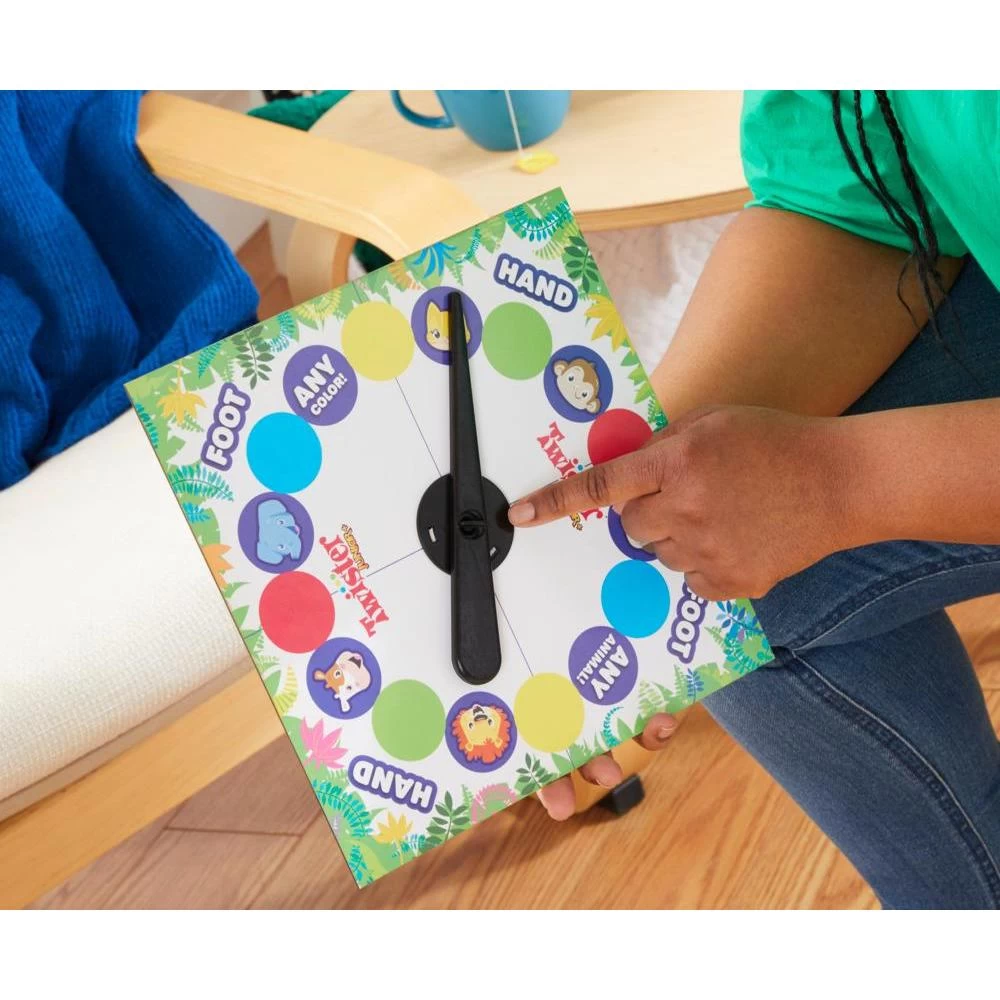 Twister Junior Game, Animal Adventure 2-Sided Mat, Game For 2-4 Players, Ages 3 And Up 7 Twister Junior Game, Animal Adventure 2-Sided Mat, Game For 2-4 Players, Ages 3 And Up - Image 5