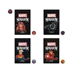 Marvel Mayhem Card Game, Featuring Marvel Super Heroes, Fun Family Game For Ages 8+, Fast-Paced, Easy To Learn Game -Hasbro Toyland b1edfa232487db9f4cd55d8df387dc2bb40c7361