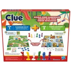Clue Junior Game, 2-Sided Gameboard, 2 Games In 1, Clue Mystery Game For Ages 4+ -Hasbro Toyland b28469434a6f51f171e7ae6e19eda86ba57c0993