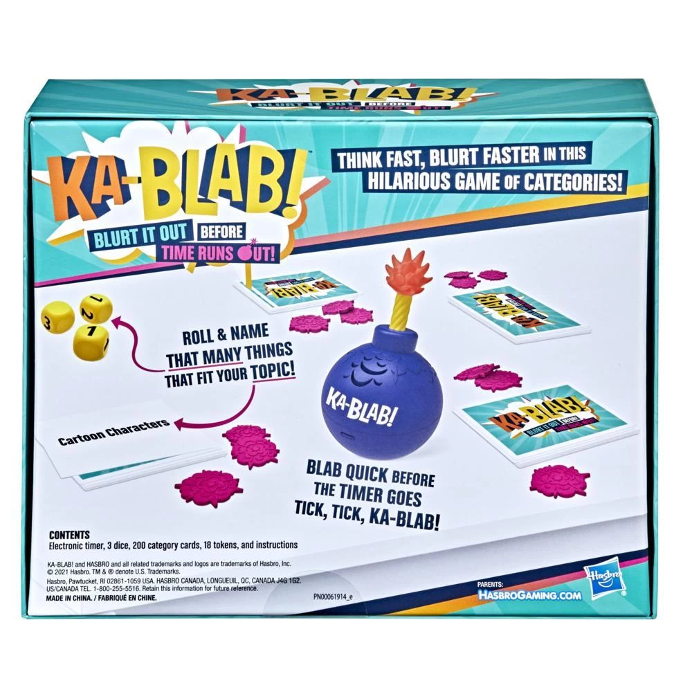 Ka-Blab! Game For Families, Teens, And Kids Ages 10 And Up, Family-Friendly Party Game For 2-6 Players 5 Ka-Blab! Game For Families, Teens, And Kids Ages 10 And Up, Family-Friendly Party Game For 2-6 Players - Image 3
