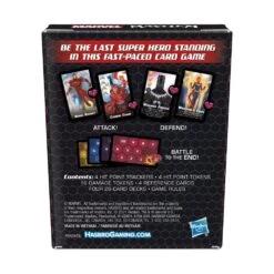 Marvel Mayhem Card Game, Featuring Marvel Super Heroes, Fun Family Game For Ages 8+, Fast-Paced, Easy To Learn Game -Hasbro Toyland c561243f821b46294543580b2885d601cd1d1232