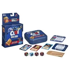Clue Diced Game, Easy To Learn Game, Quick Game, Portable Travel Game, Travel Game, Fast Game For Kids Ages 8 And Up -Hasbro Toyland c7f692a6d23bb6b272bdc8c780ded62b2d0c7028