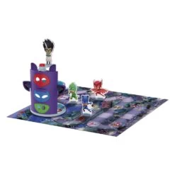 PJ Masks HQ Rescue Board Game For Kids Ages 4+ Fun Preschool Game, Includes 3D Plastic Tower -Hasbro Toyland d59be961edacca326356ced0fa5b7f4b4b784146