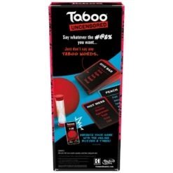Taboo Uncensored Party Game For Adults Only, Hilarious Adult Party Board Games, Ages 17+ -Hasbro Toyland e98f3fa71065a62ef0ec6512131e19c1be97a5e6