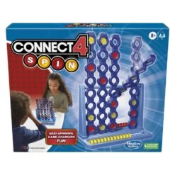 Connect 4 Spin Game, Features Spinning Connect 4 Grid, Game For 2 Players, Strategy Game For Families And Kids 8 And Up