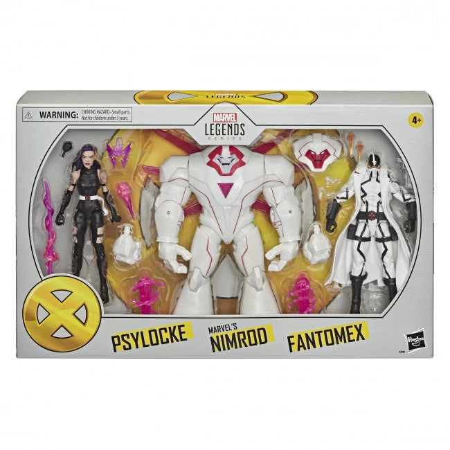 Hasbro Marvel Legends Series: X-Men Premium - Psylocke, Marvel's Nimrod, And Fantomex Action Figure 3-Pack (WSL) (EOFY SALE) 3 Hasbro Marvel Legends Series: X-Men Premium - Psylocke, Marvel's Nimrod, And Fantomex Action Figure 3-Pack (WSL) (EOFY SALE)
