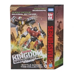 Hasbro Transformers War For Cybertron Kingdom: Deluxe Class - Sideswipe And Maximal Skywarp (WFC-K42) Action Figure