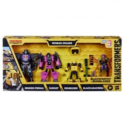 Hasbro Transformers War For Cybertron Trilogy: Buzzworthy Bumblebee - Worlds Collide 4pk Action Figures (WSL) (EOFY SALE)