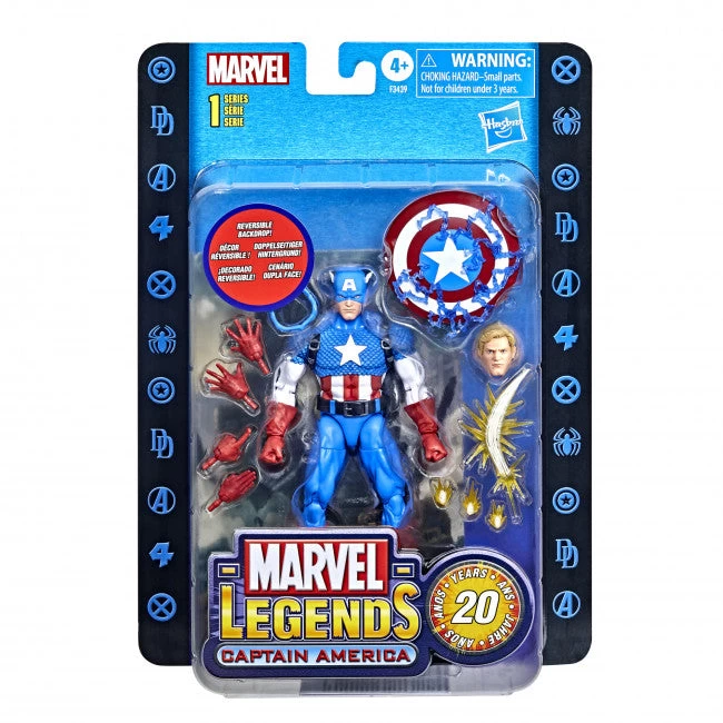 Hasbro Marvel Legends Series 1: Captain America Action Figure 3 Hasbro Marvel Legends Series 1: Captain America Action Figure