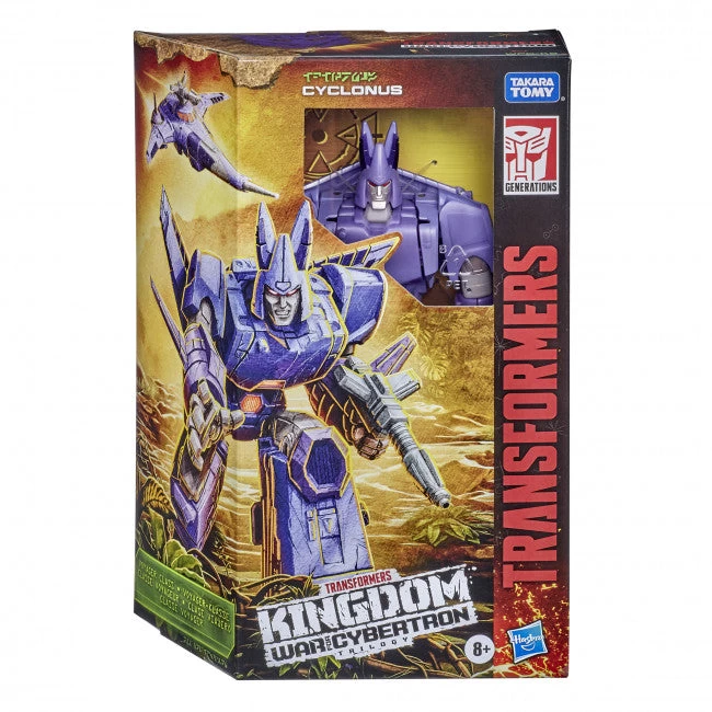 Hasbro Transformers War For Cybertron Kingdom: Voyager Class - Cyclonus (WFC-K9) Action Figure 3 Hasbro Transformers War For Cybertron Kingdom: Voyager Class - Cyclonus (WFC-K9) Action Figure